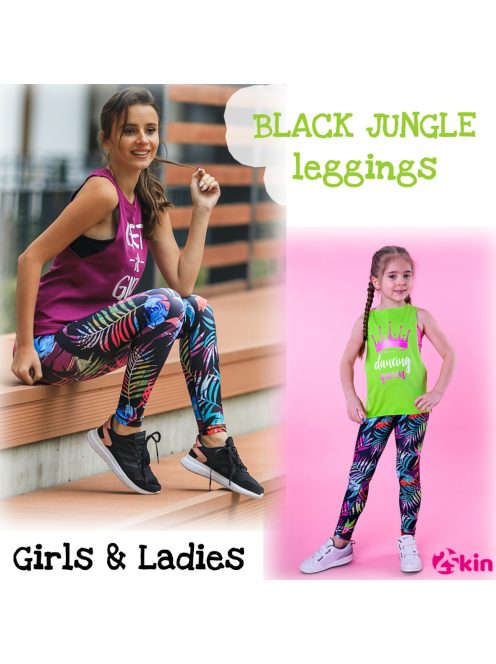 BLACK JUNGLE leggings S