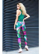 GREEN FALL leggings XS