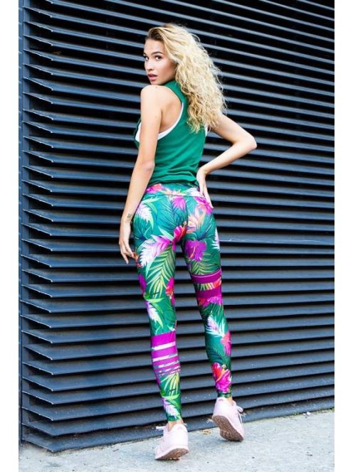 GREEN FALL leggings XS