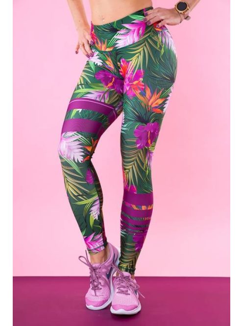 GREEN FALL leggings XS