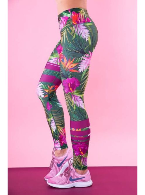 GREEN FALL leggings XS