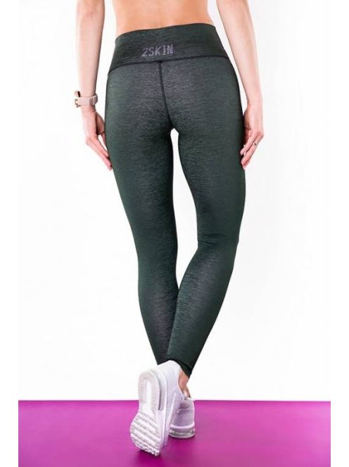 OMBRE sötétzöld leggings S XS