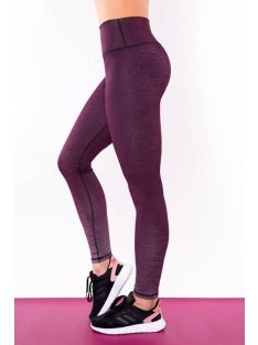 OMBRE burgundi leggings XS
