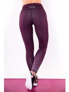OMBRE burgundi leggings XS