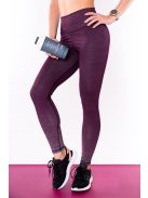 OMBRE burgundi leggings XS