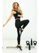 JUST fekete leggings L