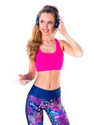 LUMINES sportmelltartó pink S