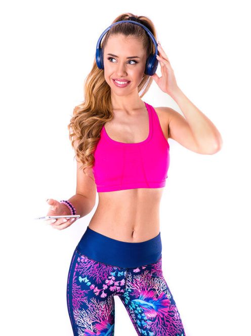 LUMINES sportmelltartó pink S