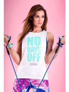 NO DAYS OFF top fehér XS