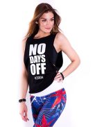 NO DAYS OFF top fekete XS