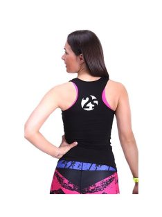 WORK FOR IT top fekete XS