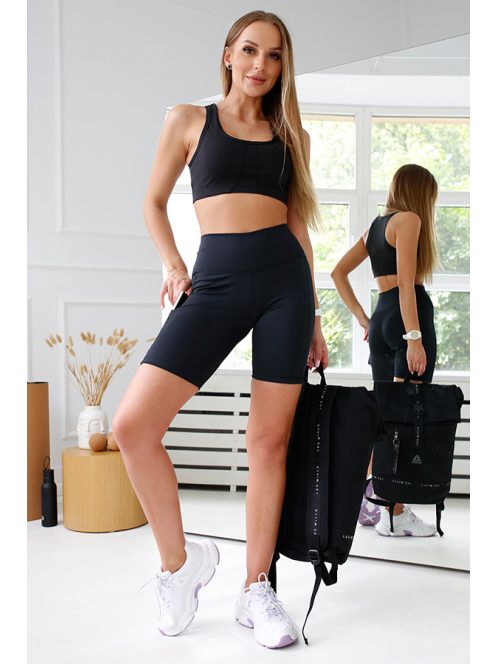 BLACK ULTRA BIKER sort zsebbel S M L