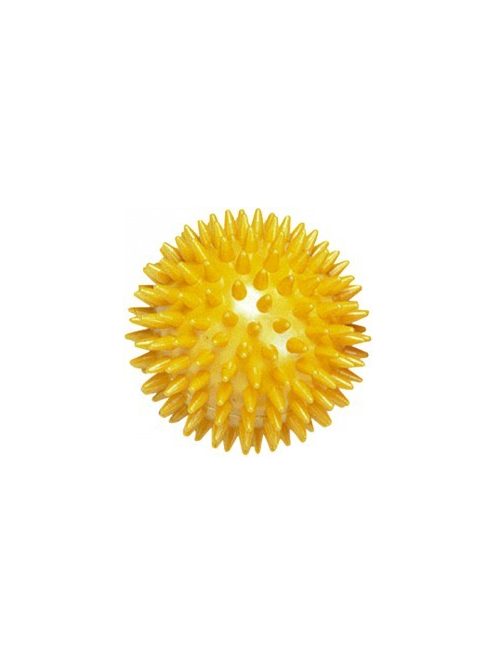 Tüskés masszázs labda 8 cm Trendy sárga