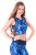 STUDIO CROP top Black Tropicana S