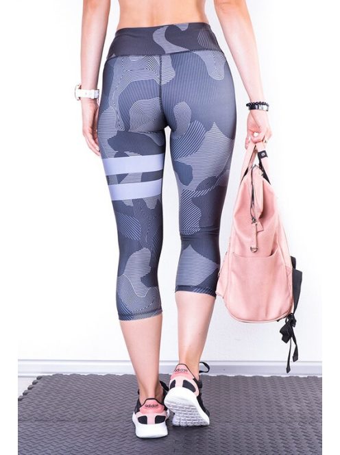 FLEXY fekete Capri Leggings S L