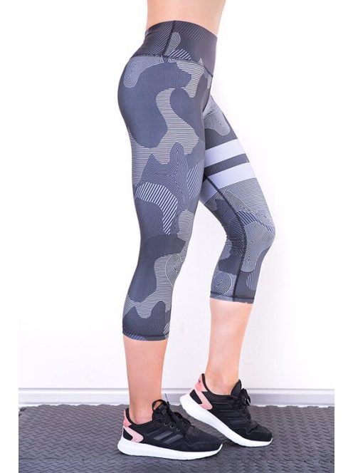 FLEXY fekete Capri Leggings S L