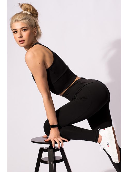 BE FIT ultra soft fekete leggings S M L