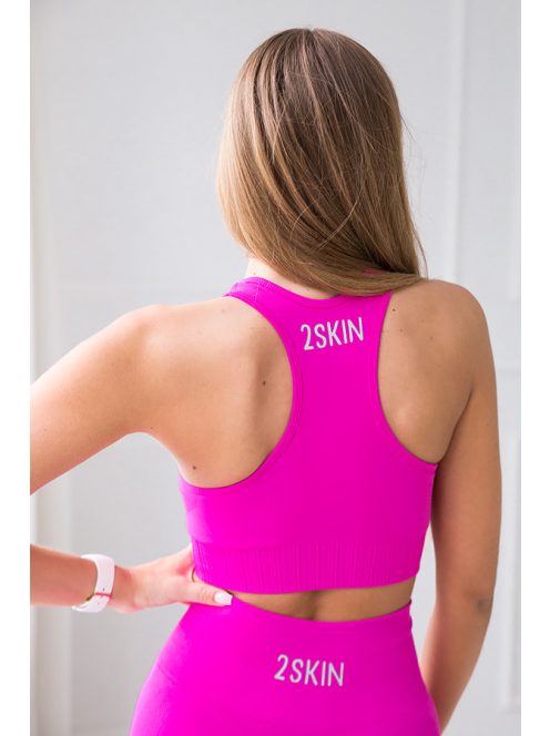 SEAMLESS HOT biker pink S L