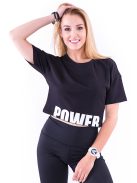 POWER top fekete XS