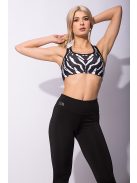 FIT BODY ZEBRA top S M