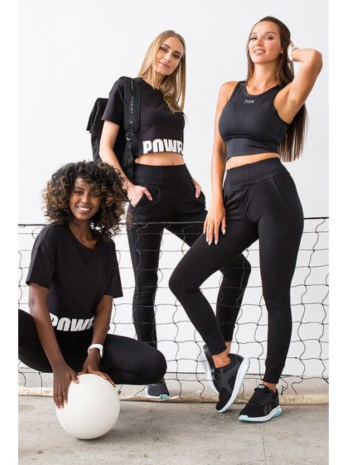 FITGIRL fekete melegítő nadrág S