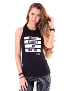 STRONGER top fekete XS S L