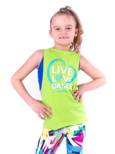LOVE gyerek top zöld 146-152