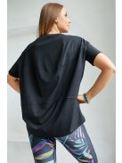 BLACK BOW top fekete S M L