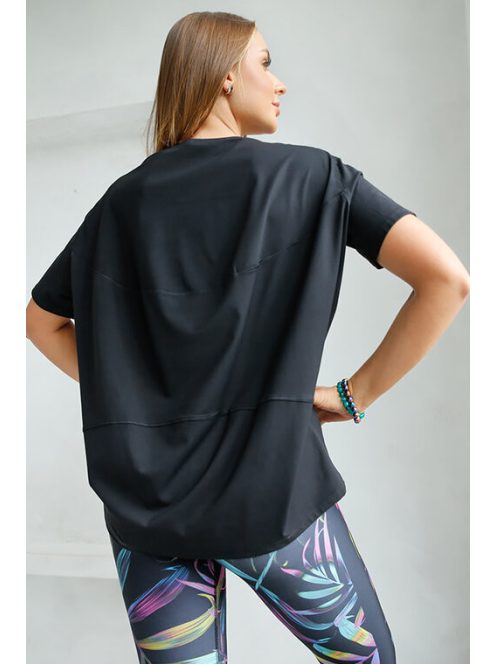 BLACK BOW top fekete S M L
