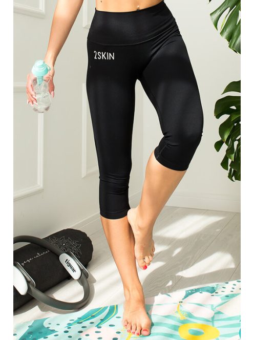 Extra Soft Capri Leggings fekete