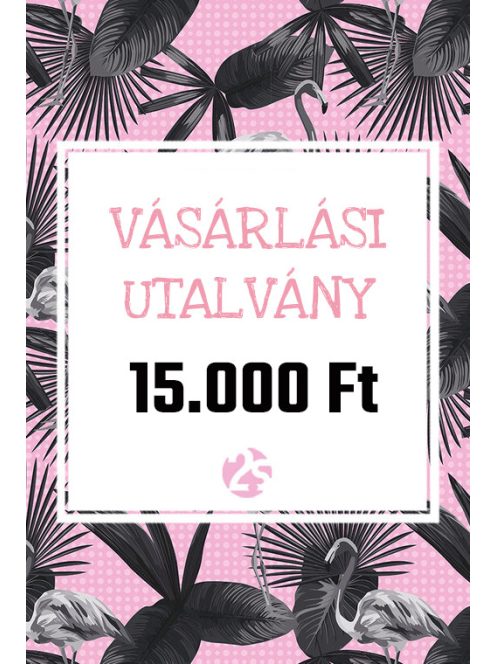 Vásárlási utalvány 15.000 Ft