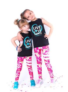 LOVE gyerek top fekete 146-152