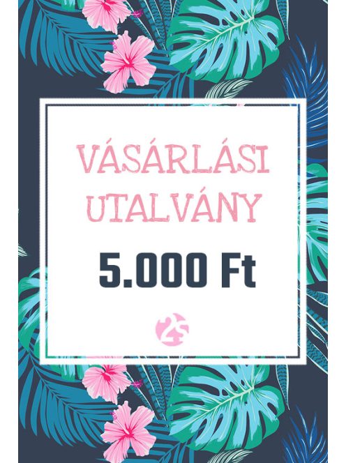 Vásárlási utalvány 5.000 Ft