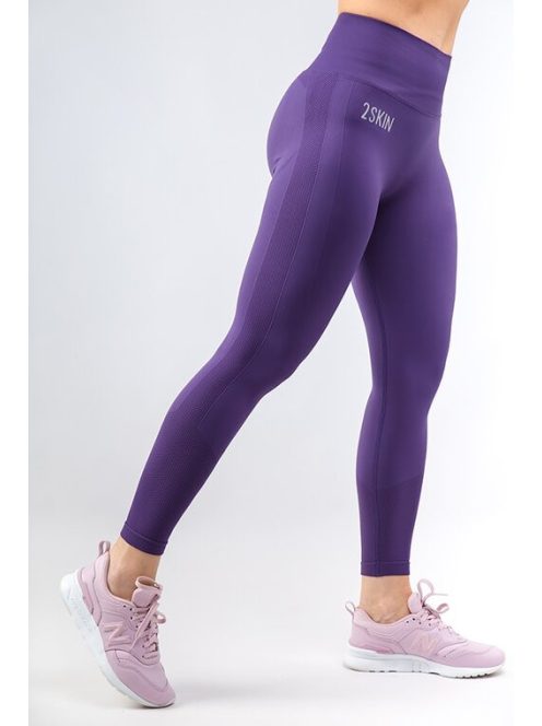 SEAMLESS LIFT sötétlila leggings S M