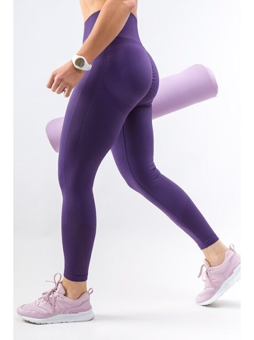 SEAMLESS LIFT sötétlila leggings S M