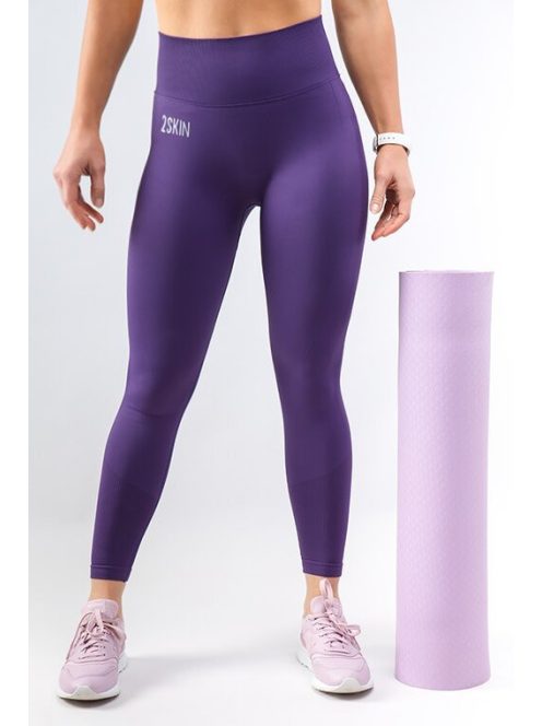 SEAMLESS LIFT sötétlila leggings S M