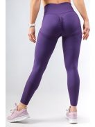SEAMLESS LIFT sötétlila leggings S M