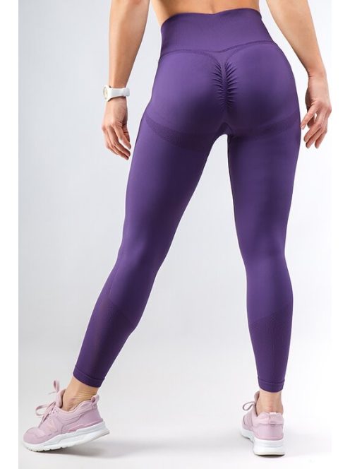 SEAMLESS LIFT sötétlila leggings S M