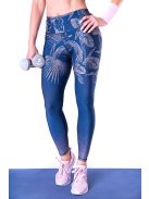 OMBRE NAVY JUNGLE leggings S M L