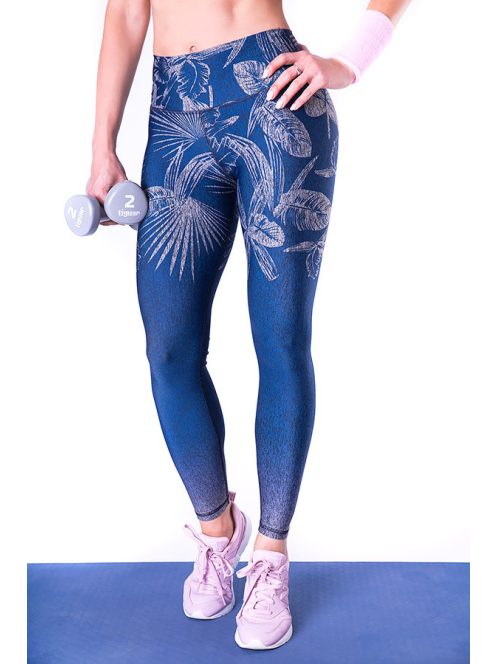 OMBRE NAVY JUNGLE leggings S M L