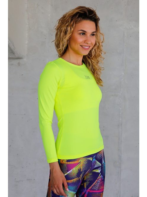 SPRINT hosszú ujjú felső fluo M L