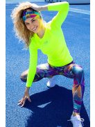 SPRINT hosszú ujjú felső fluo L