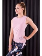 OPEN top powder pink L