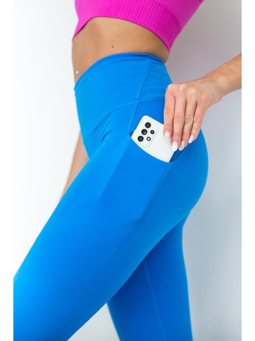 FOLLOW leggings zsebbel kék S L