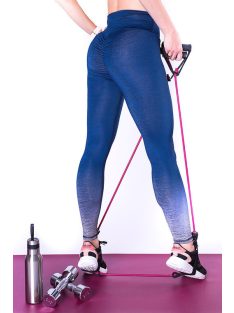 PUSH UP sötétkék leggings XS M
