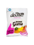 Glutén- és cukormentes gumicukor 'wine gum' DeBron 90 g