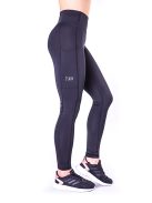 BLACK HEART fekete leggings zsebbel S L