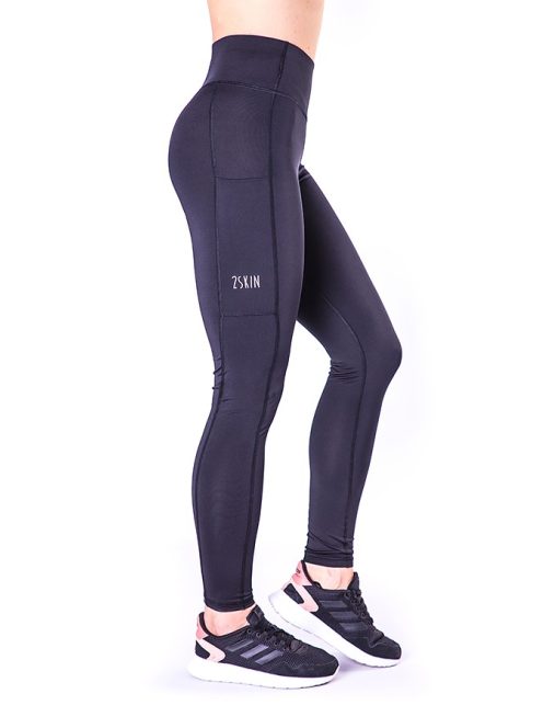 BLACK HEART fekete leggings zsebbel S L