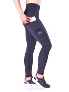 BLACK HEART fekete leggings zsebbel S L