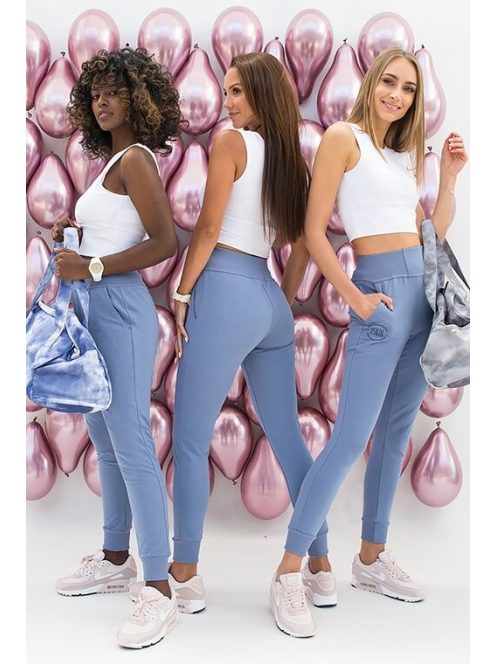 FITGIRL grafitkék melegítő nadrág S L